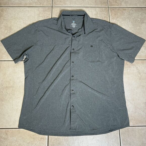 Kuhl Other - MINT Kuhl Men's XXL Performance Stretch Tapered Fit Gray Button Down Shirt